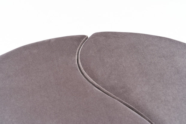 Pouf in tessuto Alis Cappuccino (5)