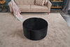 Pouf in tessuto Alis Nero