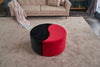Pouf in tessuto Alis Nero (2)