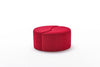 Pouf in tessuto Alis Rosso (3)
