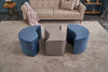 Pouf in tessuto Alya Blu (3)