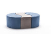 Pouf in tessuto Alya Blu (4)