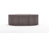 Pouf in tessuto Alya Cappuccino (2)
