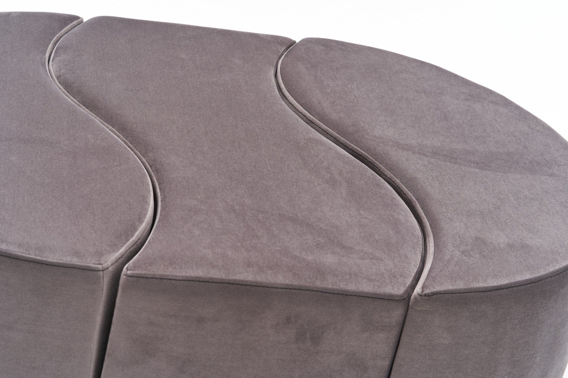 Pouf in tessuto Alya Cappuccino (4)