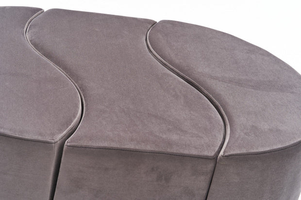 Pouf in tessuto Alya Cappuccino (4)