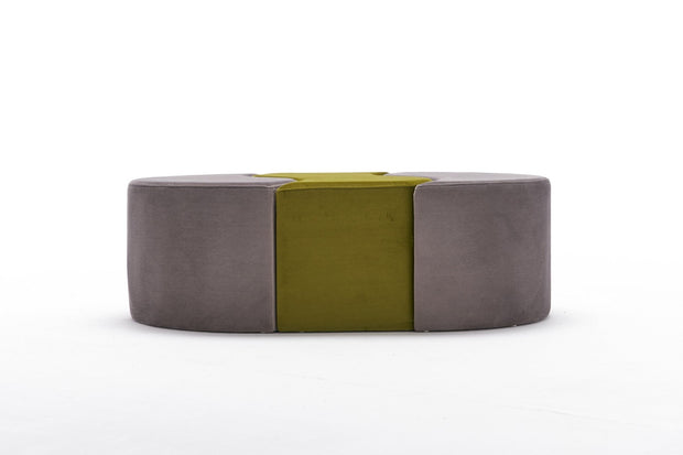 Pouf in tessuto Alya Cappuccino (4)