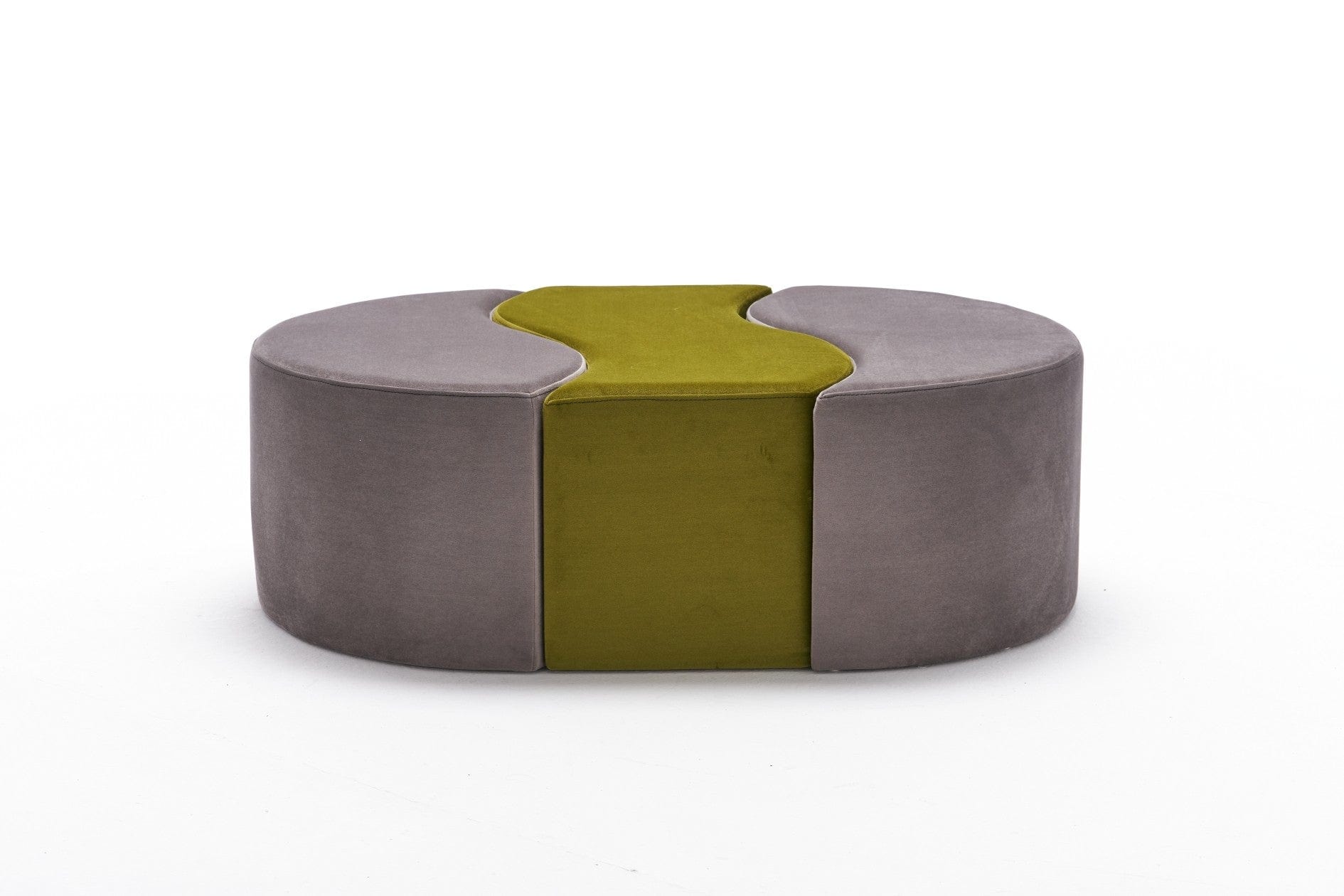 Pouf in tessuto Alya Cappuccino (5)