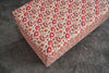 Pouf in tessuto Alya Rectangle Multicolore (2)