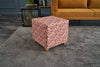 Pouf in tessuto Alya Square Multicolore