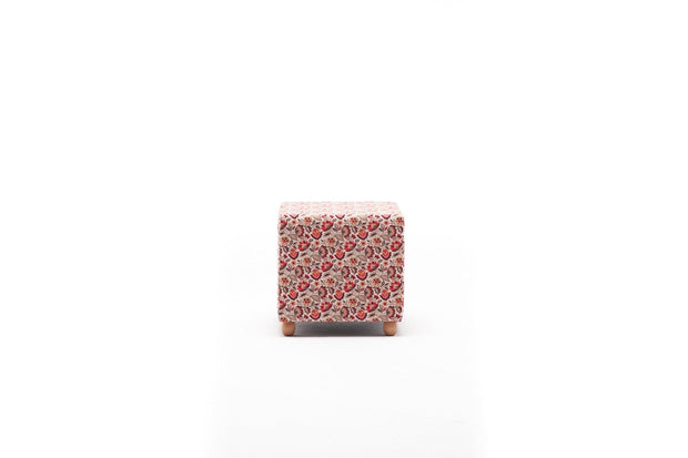 Pouf in tessuto Alya Square Multicolore (4)