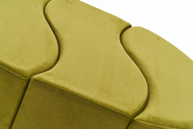 Pouf in tessuto Alya Verde (5)