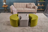 Pouf in tessuto Alya Verde (2)