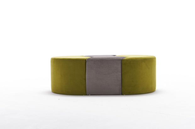 Pouf in tessuto Alya Verde (3)