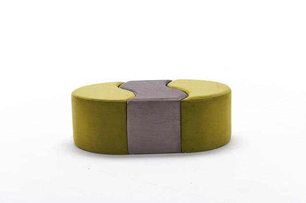 Pouf in tessuto Alya Verde (4)