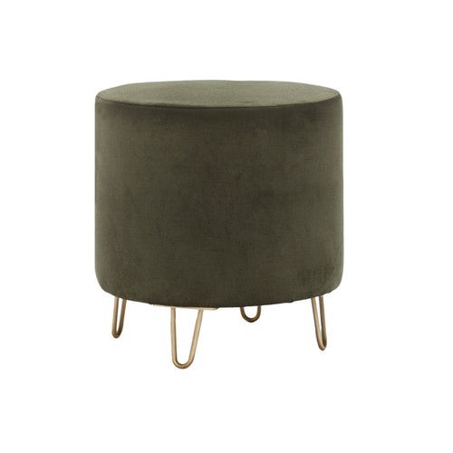 Pouf in tessuto Asmara Verde