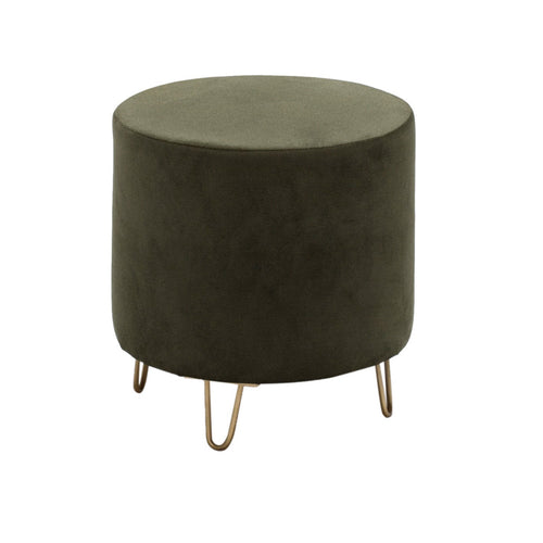 Pouf in tessuto Asmara Verde (1)