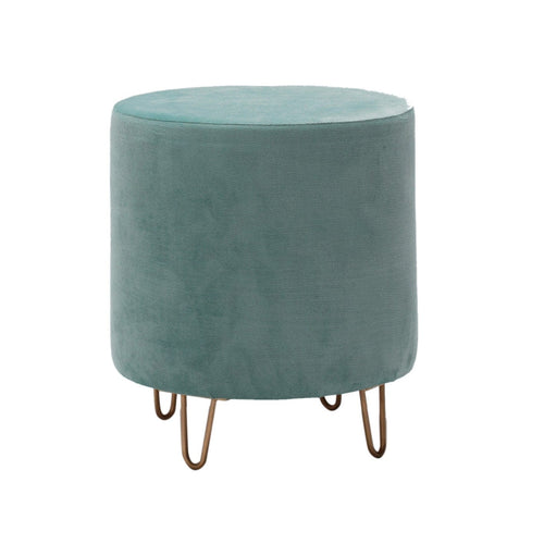Pouf in tessuto Asmara Verde