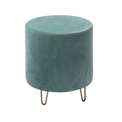 Pouf in tessuto Asmara Verde (1)