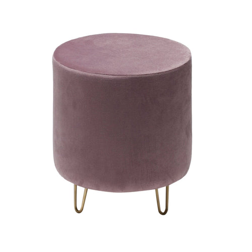 Pouf in tessuto Asmara Violetto (1)