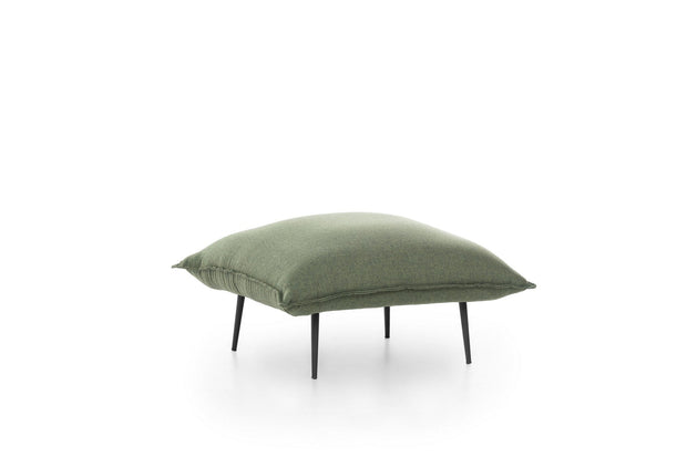 Pouf in tessuto Aspen Verde