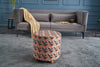 Pouf in tessuto Bade Multicolore