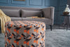 Pouf in tessuto Bade Multicolore (2)