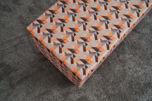 Pouf in tessuto Bade Multicolore (1)