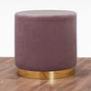 Pouf in tessuto Barok 16 Violetto