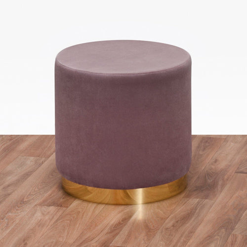 Pouf in tessuto Barok 16 Violetto (1)