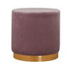 Pouf in tessuto Barok 16 Violetto (2)