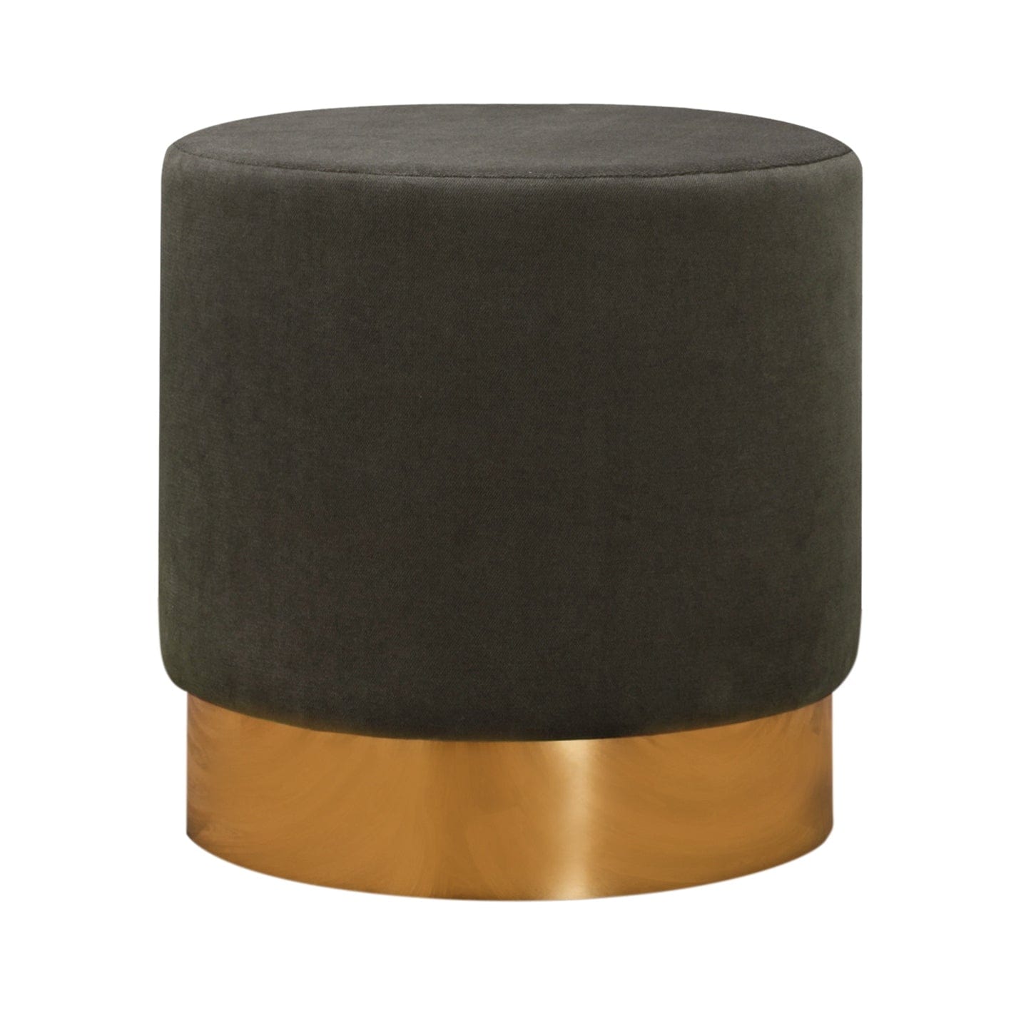 Pouf in tessuto Barok Grigio (2)