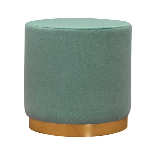 Pouf in tessuto Barok Verde (2)