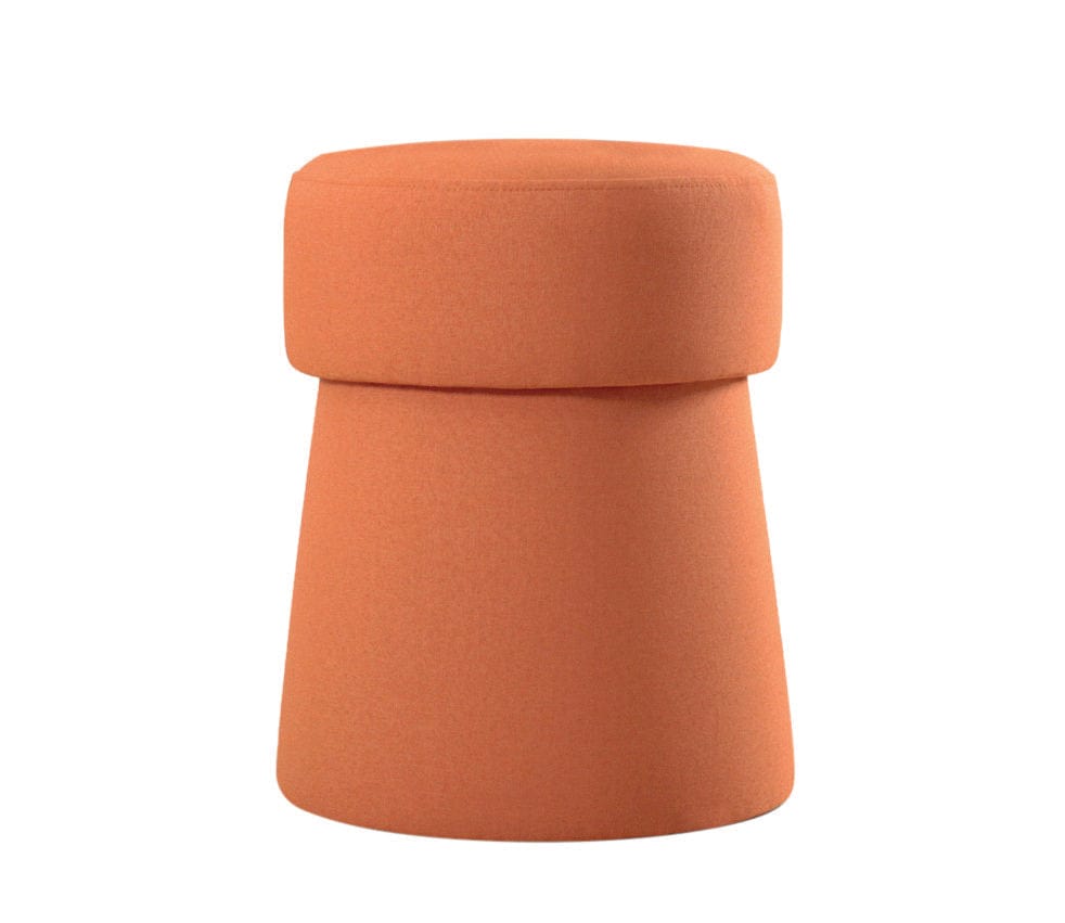 Pouf in tessuto Beans Arancia (3)