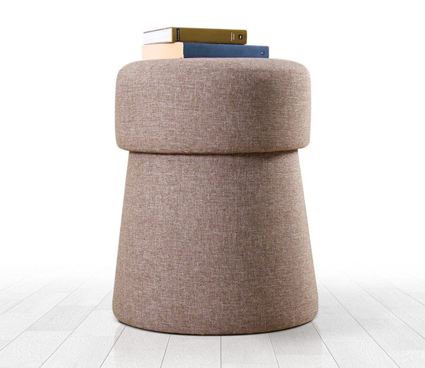 Pouf in tessuto Beans Cappuccino (1)