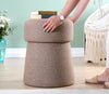 Pouf in tessuto Beans Cappuccino (2)