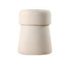 Pouf in tessuto Beans Crema (4)