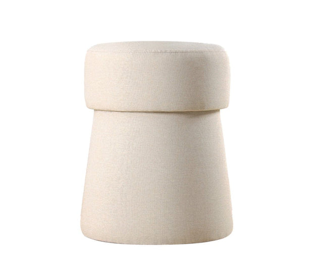 Pouf in tessuto Beans Crema (4)