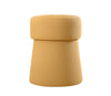 Pouf in tessuto Beans Giallo (4)