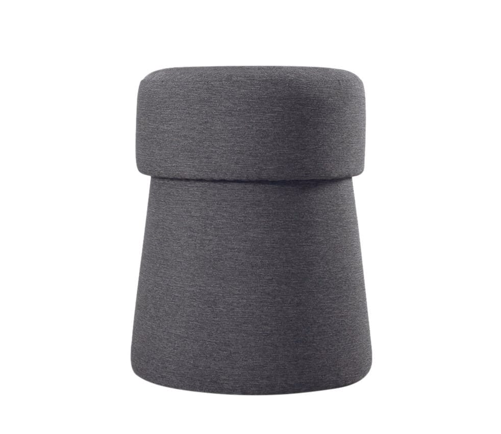 Pouf in tessuto Beans Grigio (4)