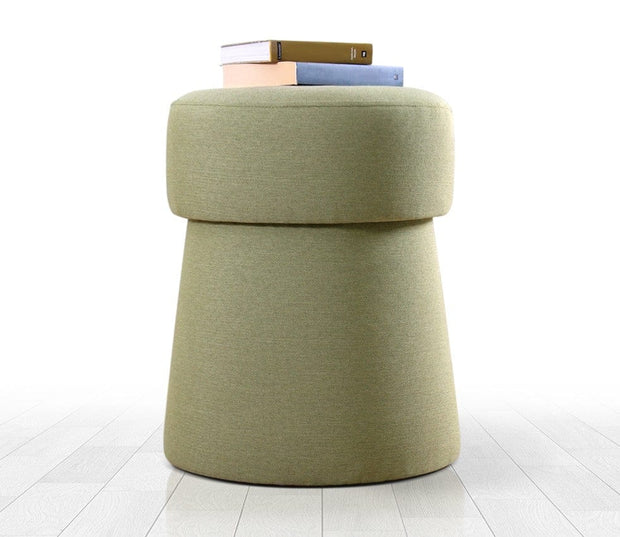 Pouf in tessuto Beans Verde (1)