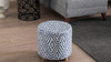 Pouf in tessuto Begon Blu (1)