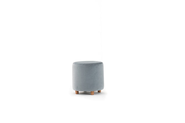 Pouf in tessuto Begon Grigio (3)