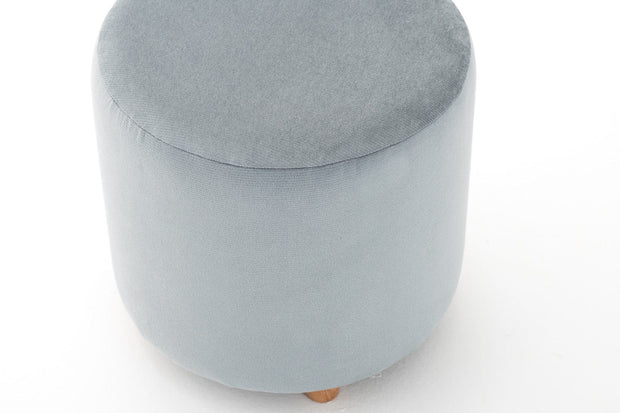 Pouf in tessuto Begon Grigio (4)