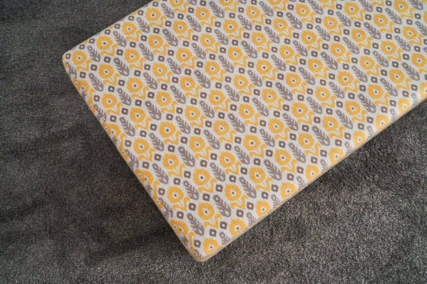 Pouf in tessuto Bianca Rectangle Multicolore (3)