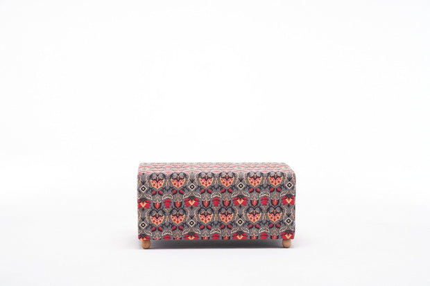 Pouf in tessuto Bonita Rectangle Multicolore (4)