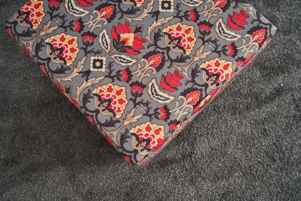 Pouf in tessuto Bonita Square Multicolore (3)