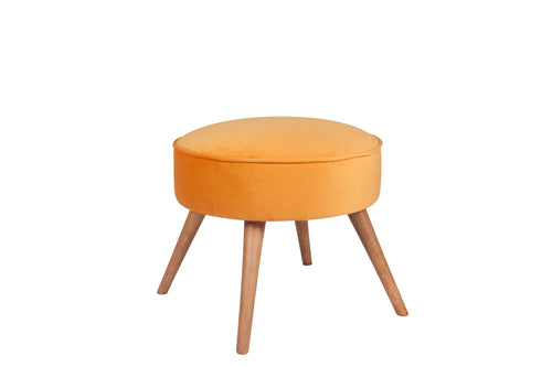 Pouf in tessuto Boyce Arancia