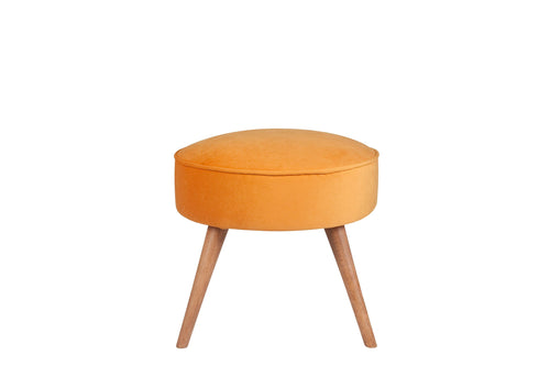 Pouf in tessuto Boyce Arancia (1)