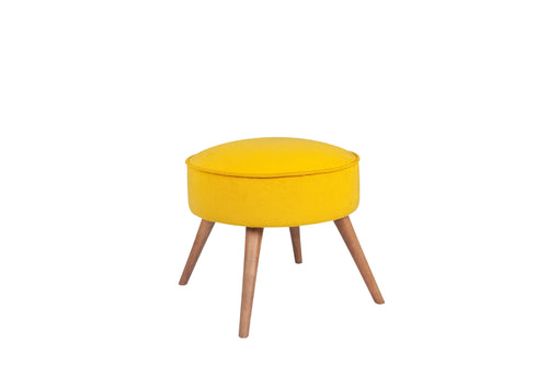 Pouf in tessuto Boyce Giallo