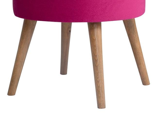 Pouf in tessuto Boyce Violetto (1)